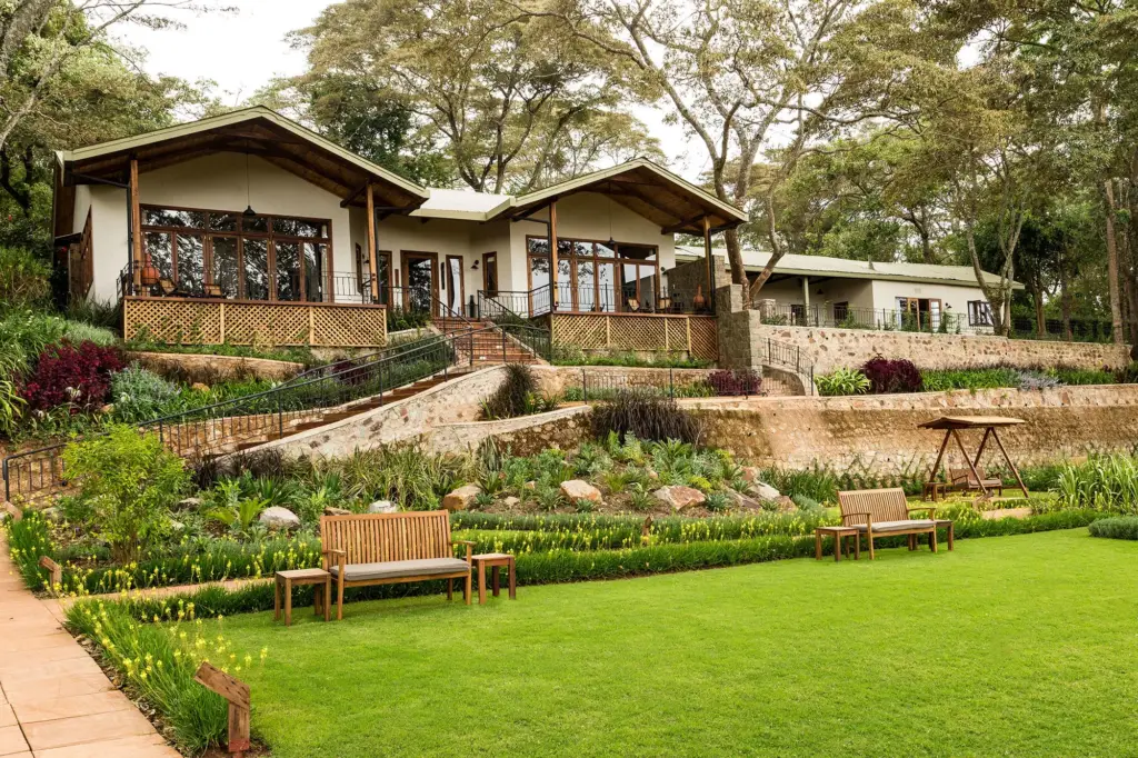 Main House at Bustani House at Gibbs Farm Lodge