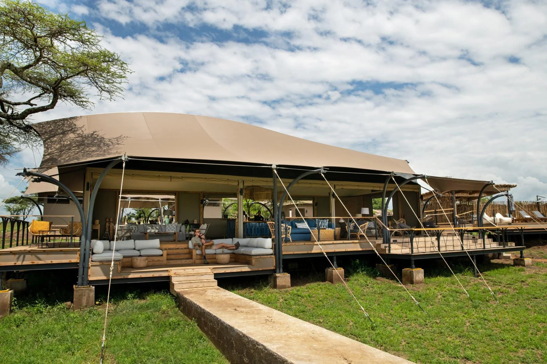 Main lounge View from the outside of the Lemala Nanyukie