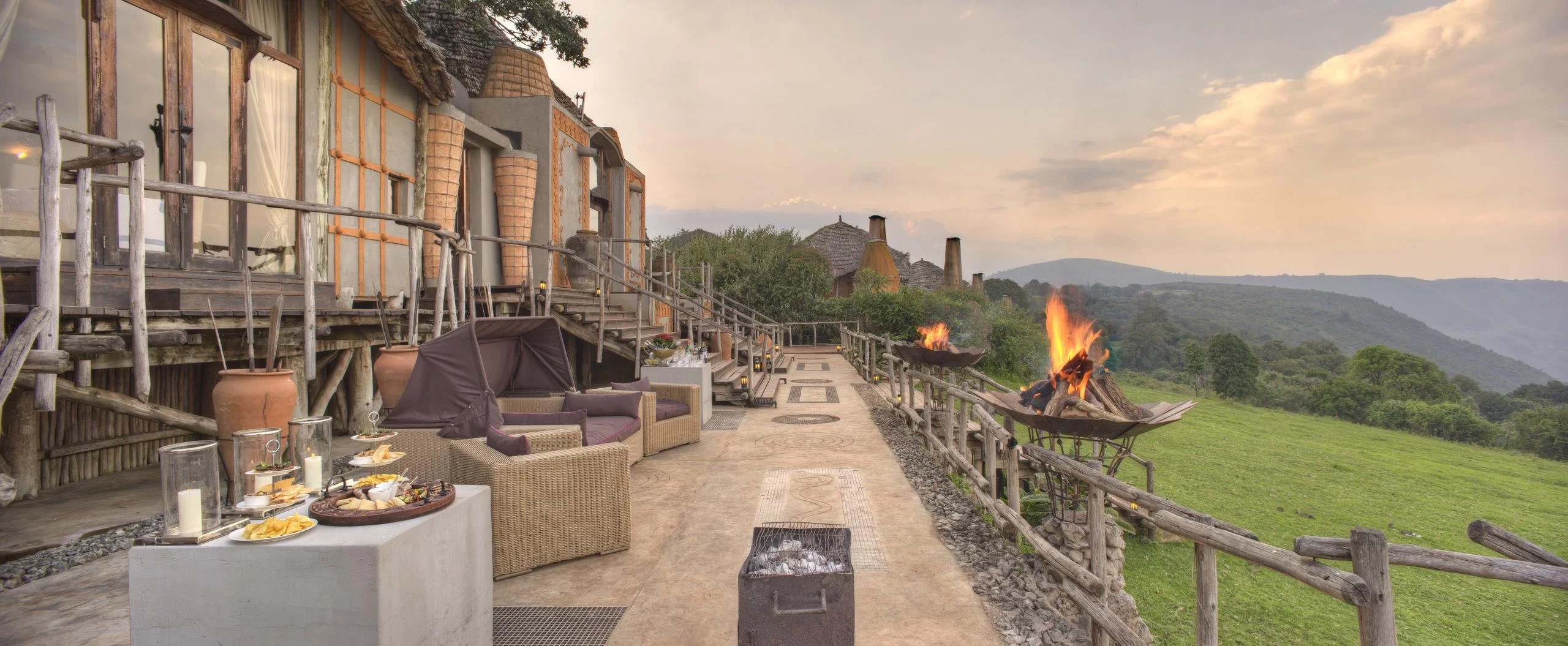 Main Lodge at andBeyond Crater Lodge