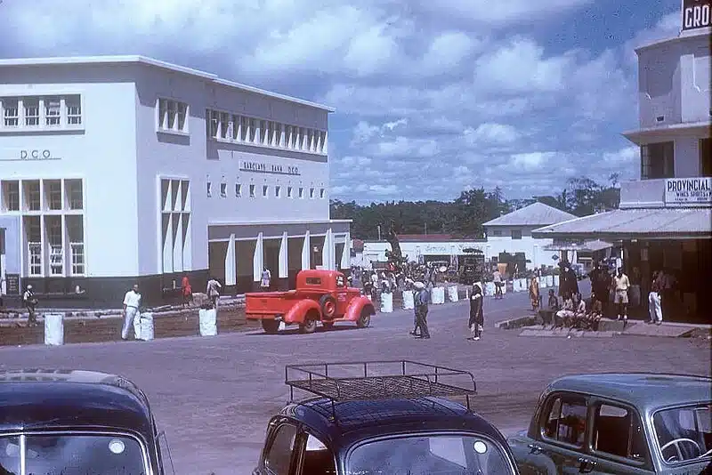 Arusha clock tower area in 1953