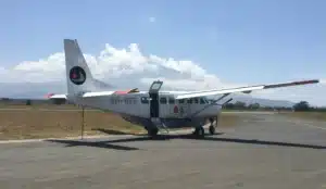 Cessna caravan at Arusha airport