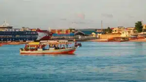 Zanzibar Island main entry port