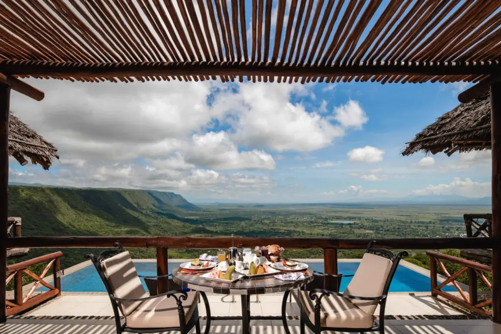 Lake Manyara Kilimamoja views and pool