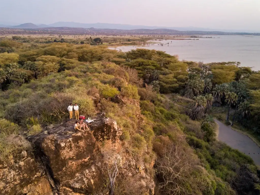 Sundowner from Kisima Ngeda Camp in Lake Eyasi