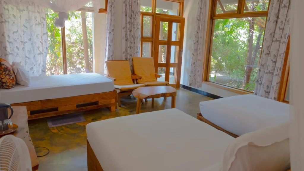 Haradali Home Stay Guest room and seating