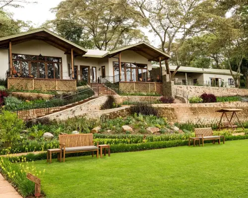 Main House at Bustani House at Gibbs Farm Lodge