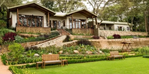 Main House at Bustani House at Gibbs Farm Lodge