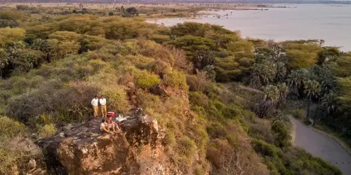 Aerial View of Lake Eyasi