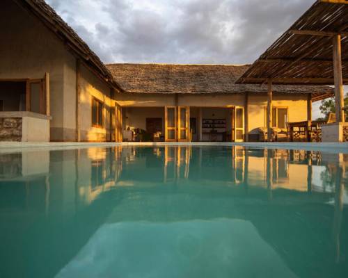 Pool views at Manyara’s Secret Lodge